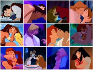 Disney have provided some of the most iconic kisses of all time.